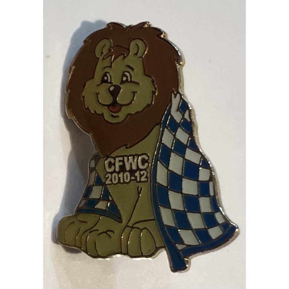 Rare CFWC Pin California Federation of Women's Clubs Member Pin Lion 2010 - 2012